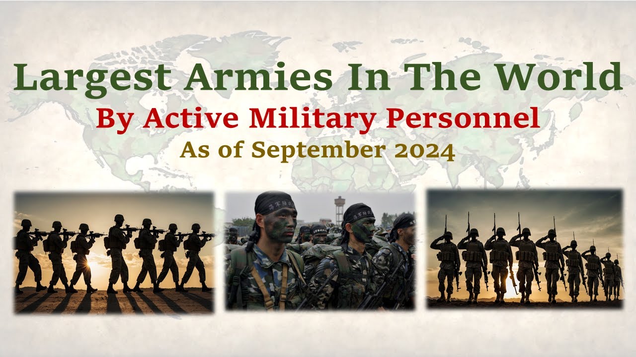 Top 10 Largest Armies in the World (2024 Update) | TV Intellect