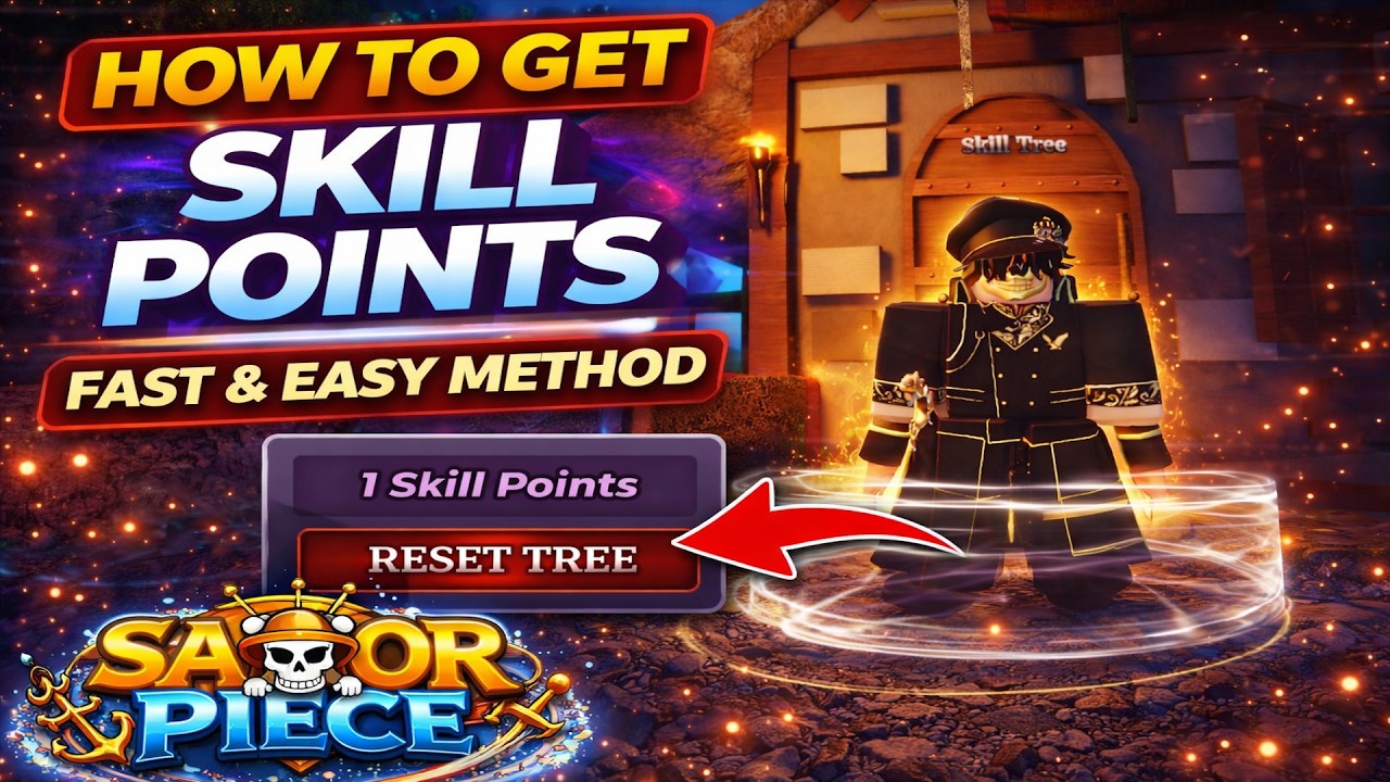 How To Get Skill Points in Sailor Piece | Fast Way To Get Skill Points in Sailor Piece | Roblox
