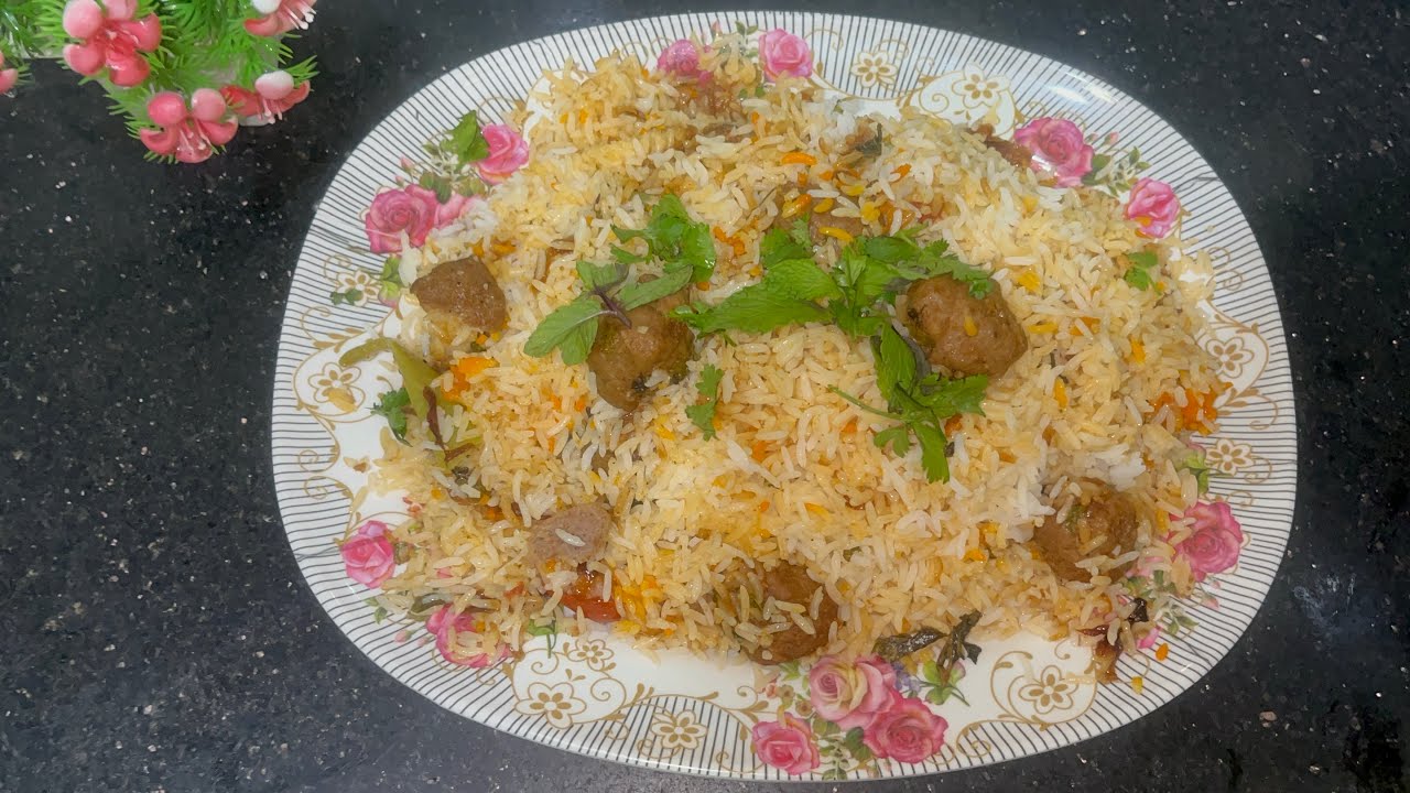 #viralHomemade Hyderabadi Kofta Biryani 🍚✨ | Flavorful & Spicy