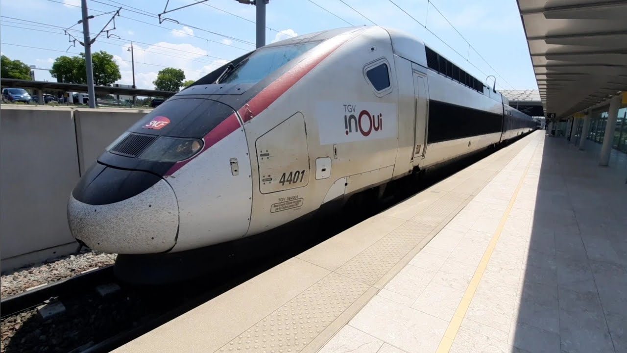 Passages, Départs et Arrivées à Aix TGV (mai 2022 partie 1)