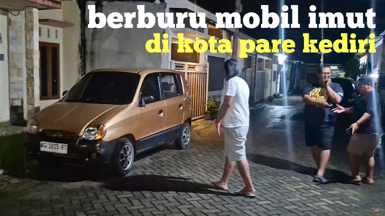 Berburu mobil imut di kota pare kediri