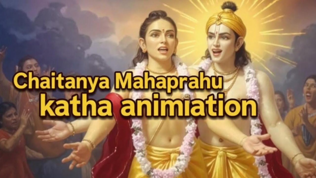 Chaitanya Mahaprabhu ki katha | An Ai Short Film video 3d animation style #vrindavan 