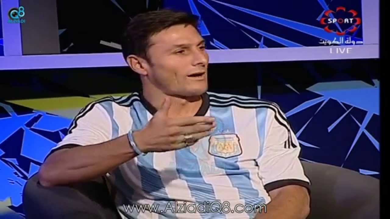 لقاء النجم الأرجنتيني خافيير زانتي والنجم الإيطالي أليساندرو نيستا عبر ديوانية دورة الروضان 35