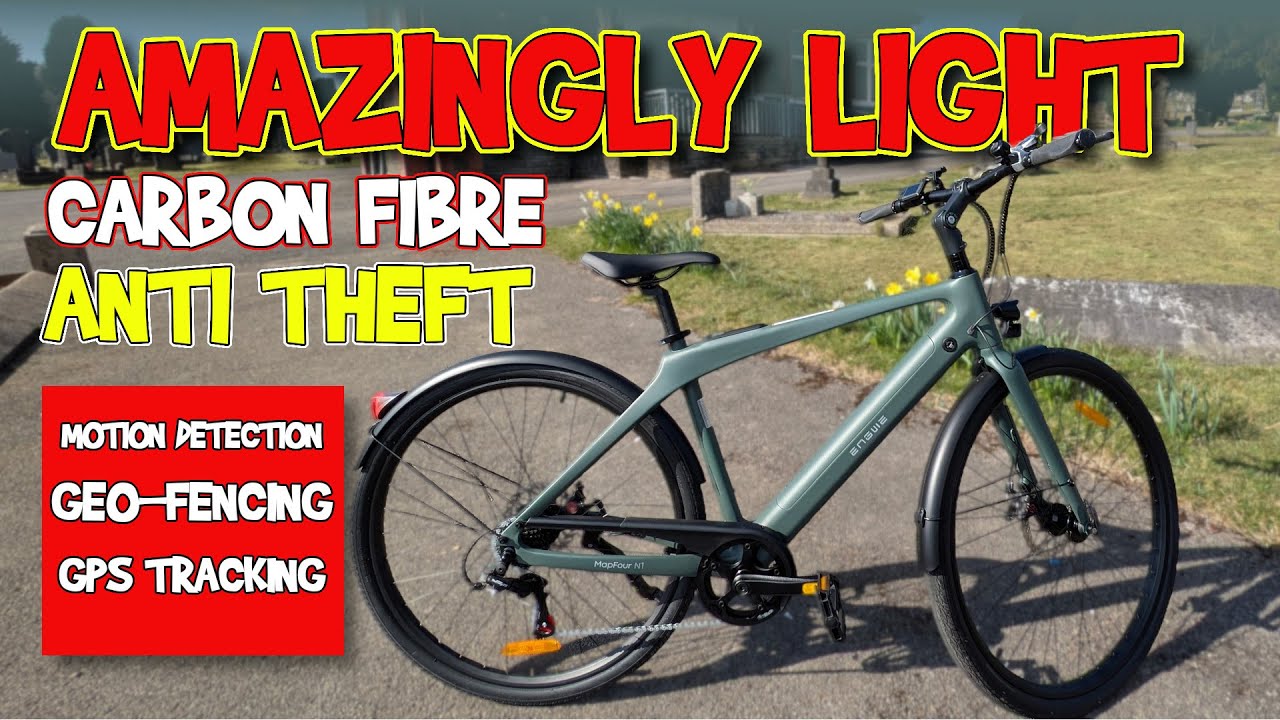 The Fantastic ENGWE MAPFOUR AIR Carbon Fibre ANTI THEFT well specced Electric bike at a great price