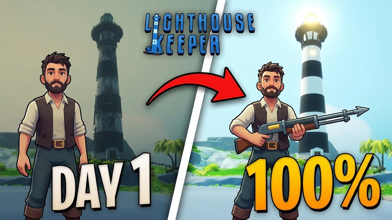 Gw Kerja Menjadi Penjaga Mercusuar | Lighthouse Keeper 100%