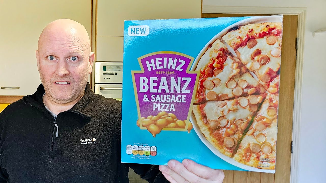 JUST WHY? New HEINZ BEANZ & SAUSAGE Pizza Review
