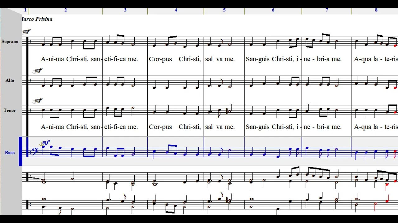 Anima Christi-Bass