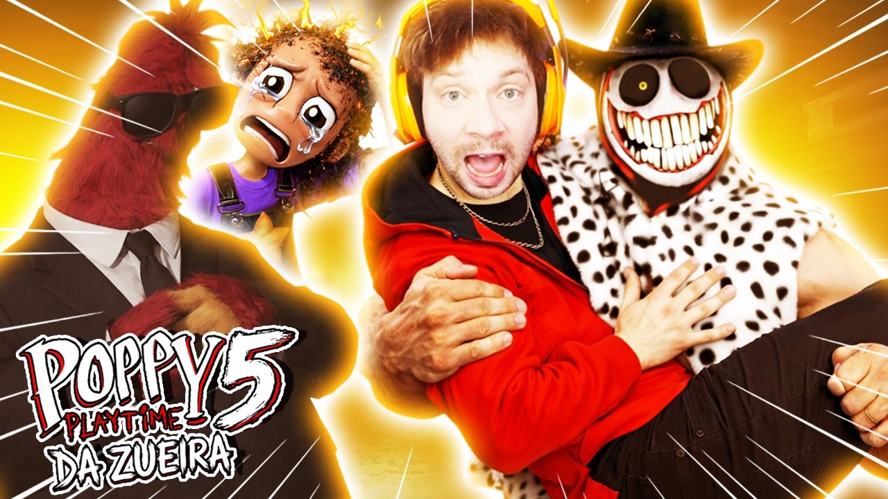 TERRORIZANDO no POPPY PLAYTIME 5 só que 1000% MEME 🤪 (PT.2)