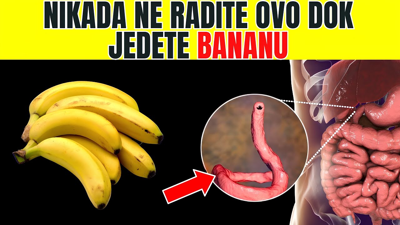 7 grešaka koje NE SMIJETE NAPRAVITI kada jedete BANANU
