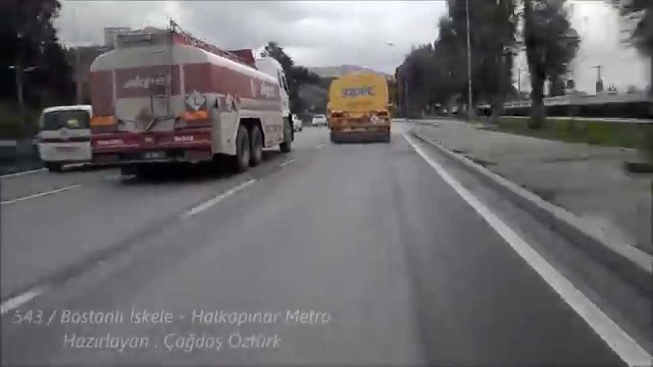 Eshot / 543 | Bostanlı İskele - Halkapınar Metro | Parkur Videosu