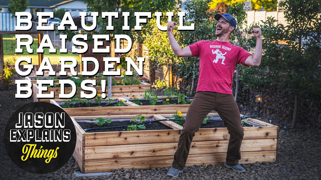 How To Build Beautiful Cedar Raised Garden Beds!