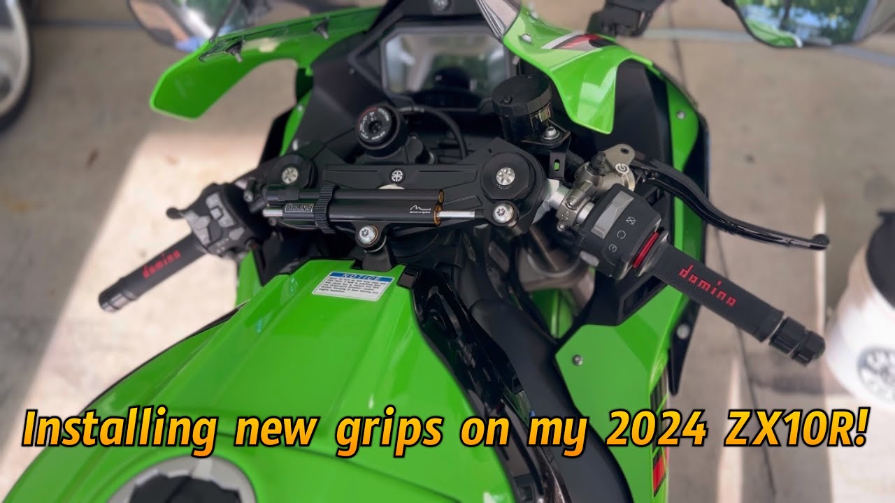 Установка ручек «домино» на мой ZX10R 2024 года