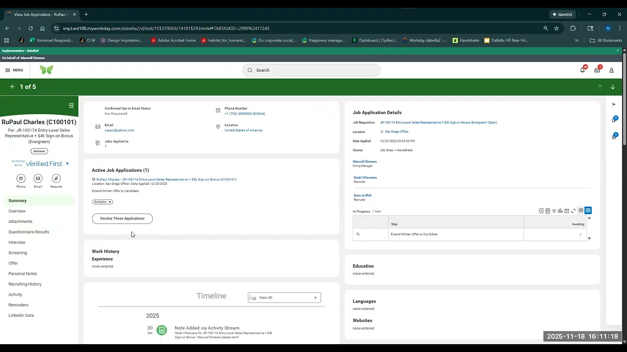 Workday SOP -  Hiring Manager Recording Notes