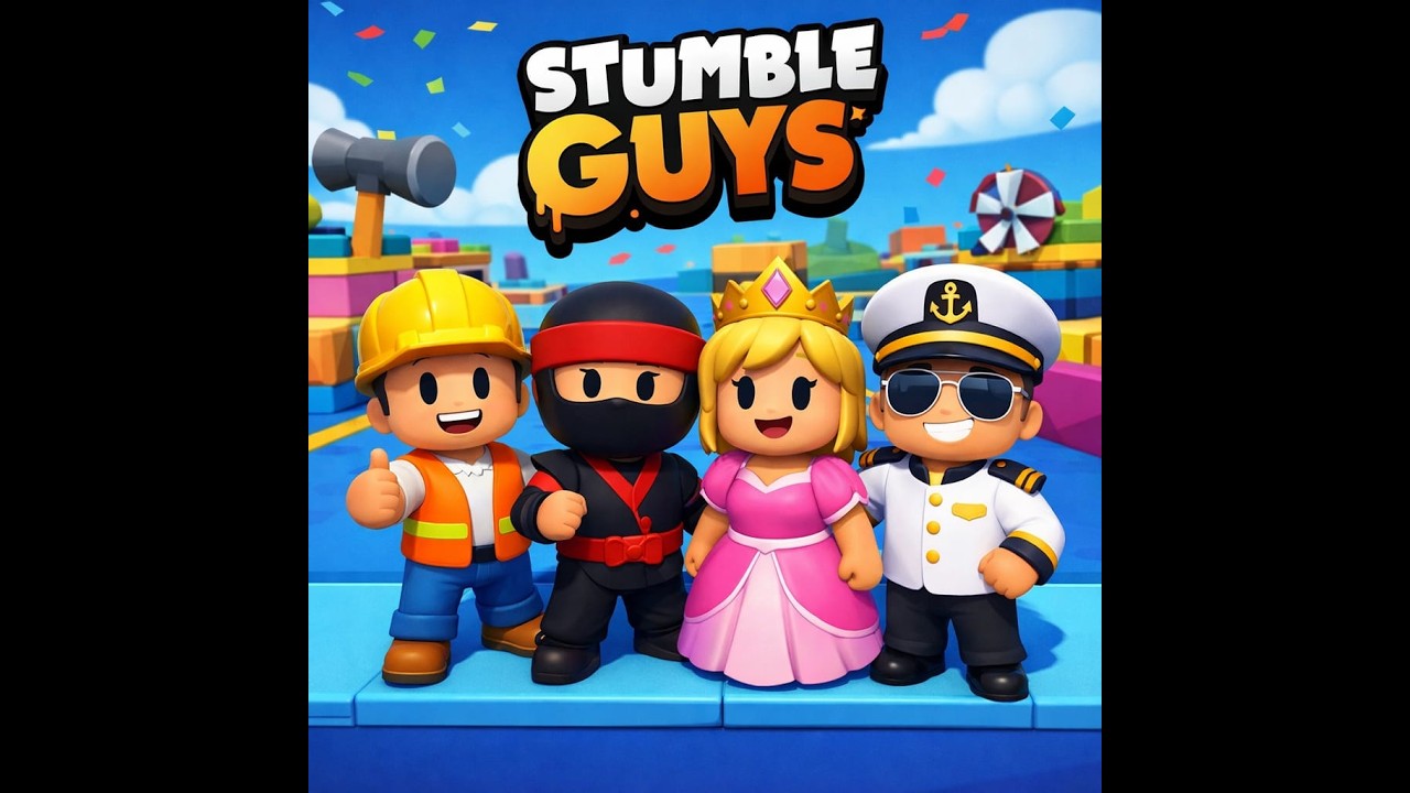 fui jogar stumble guys e deu um caos