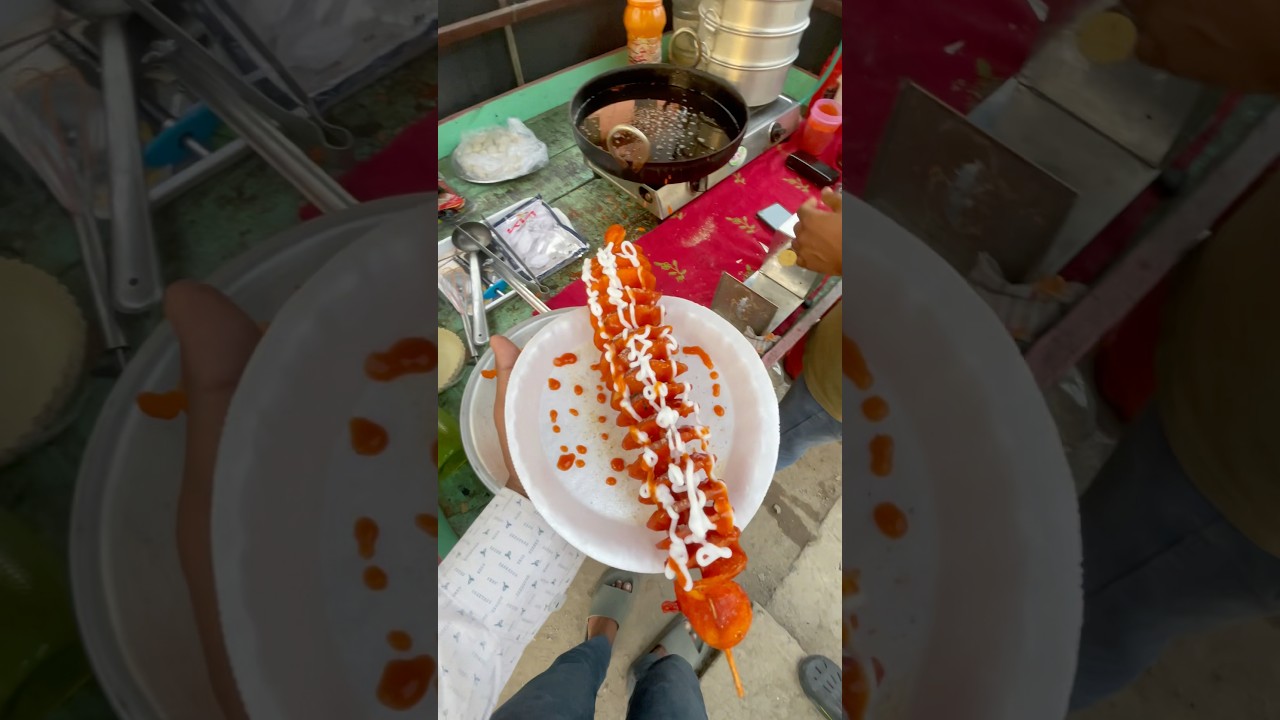 Famous Spiral Potato 😋 Cooking Unique Process 😳 ₹30/- #shorts #viral #trending