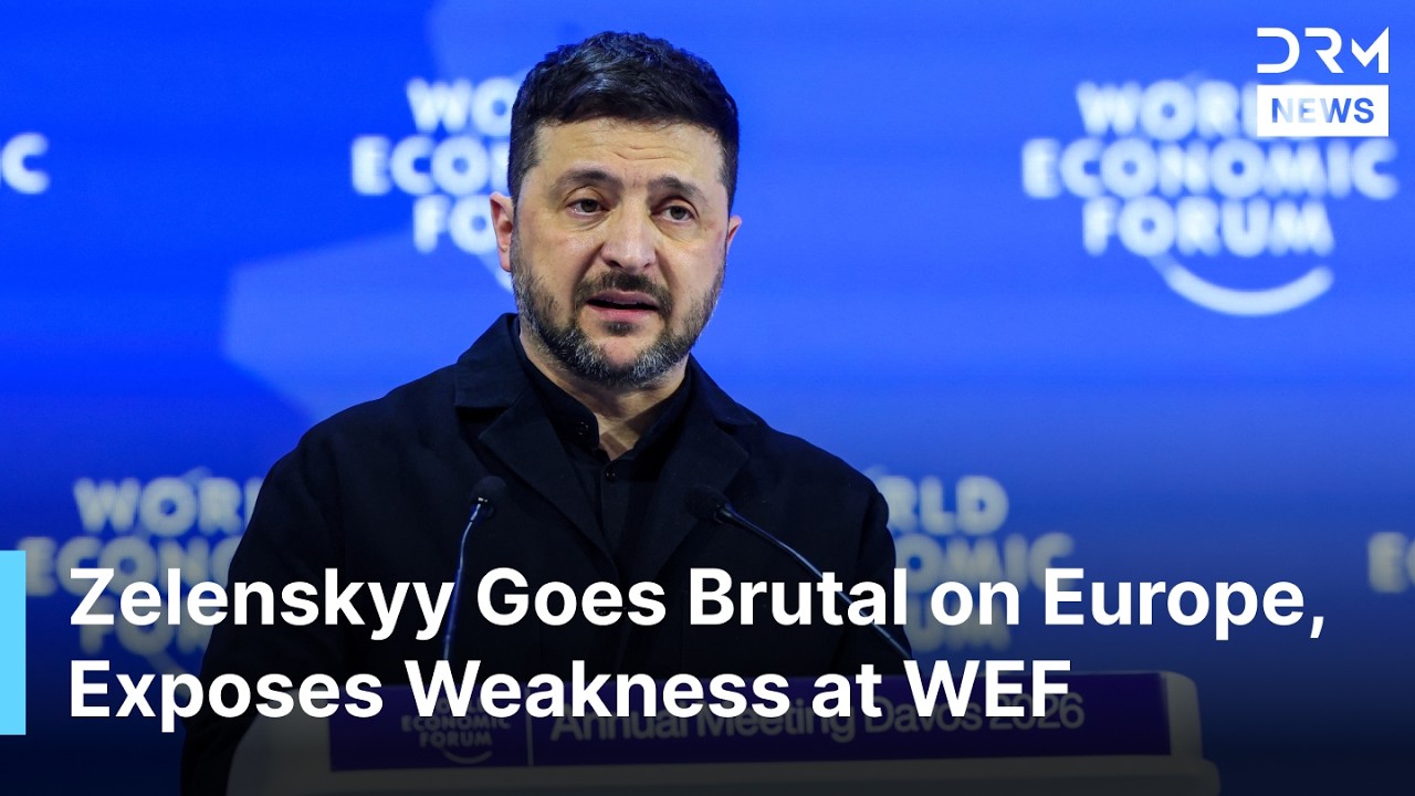 WATCH: Zelenskyy Blasts Europe at Davos Over Weakness as Russia’s War Drags On | AC1G