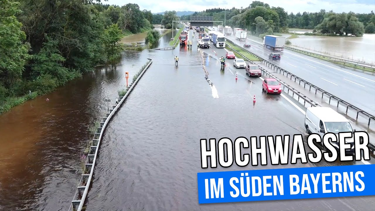 Hochwasser in Südbayern am 4. August 2020
