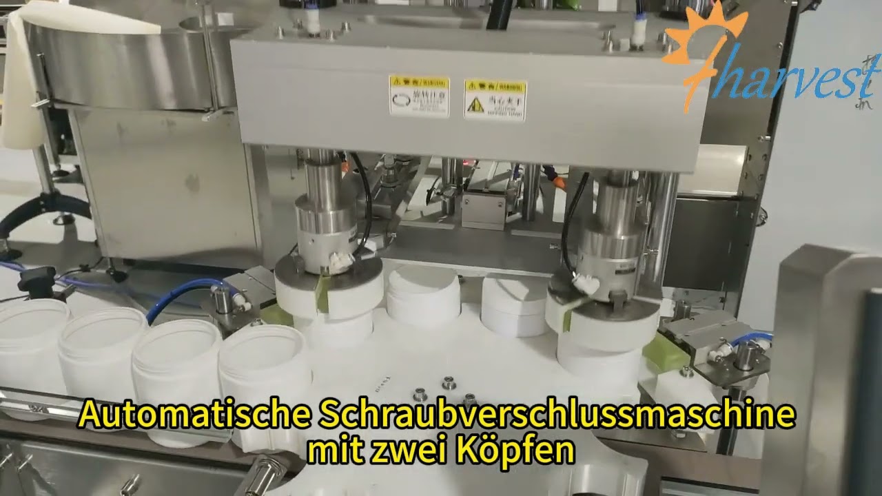 Doppelkopf-Servo-Verschließmaschine, Doppelkopf-Schraubverschließer
