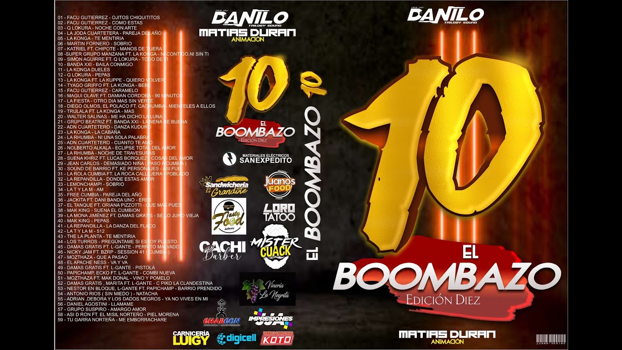 El Bombazo - Vol. 10 - Dj Danilo - Pato Duran - Altoremix.com.ar