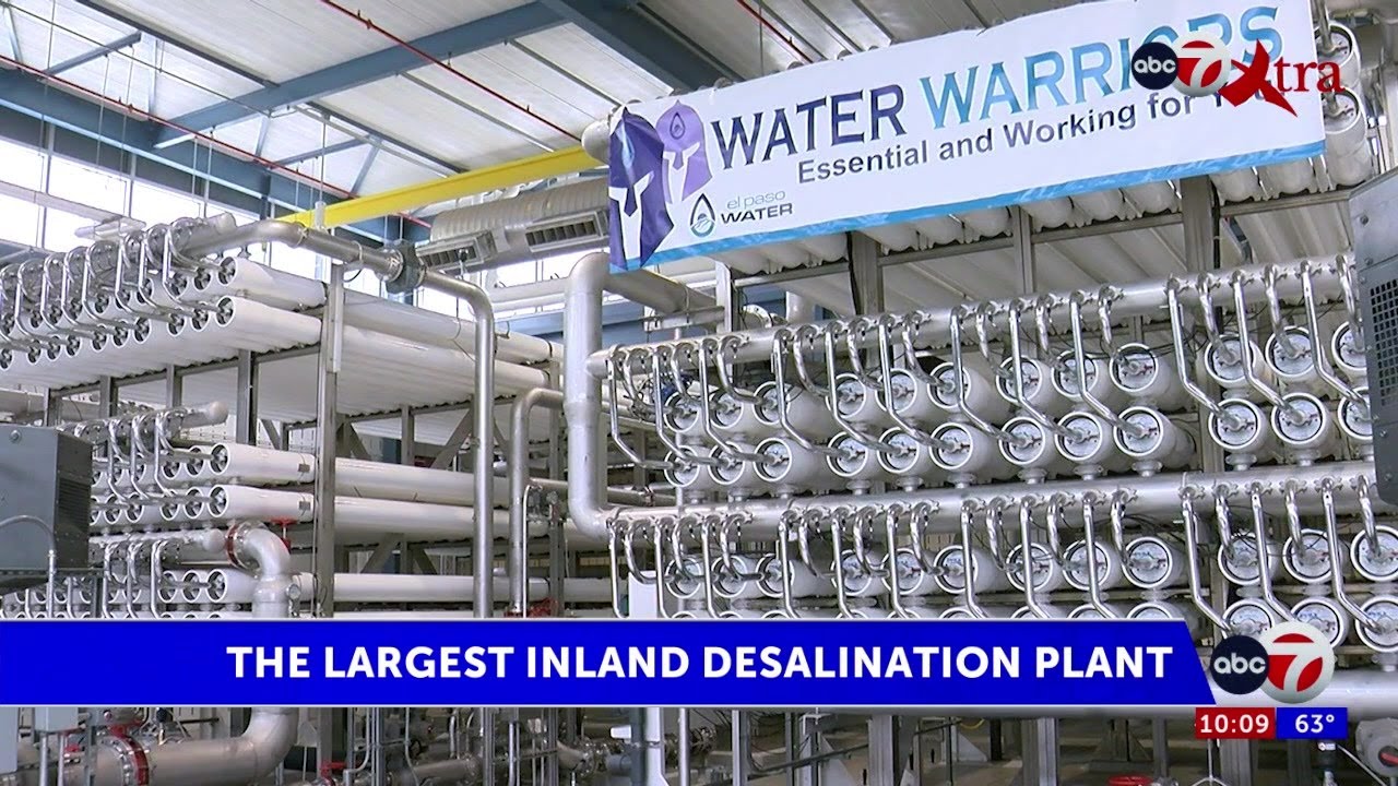The world’s largest inland desalination plant is right here in El Paso