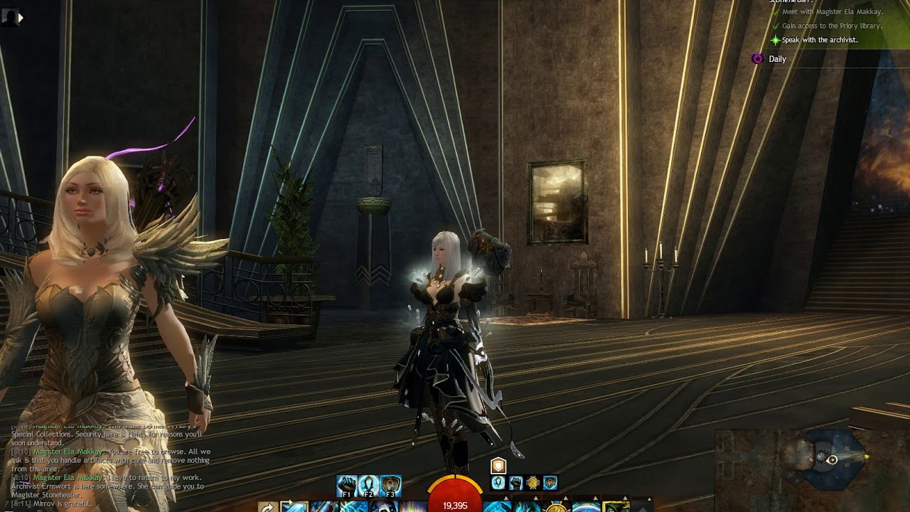 Guild Wars 2 - Guardian - Gain access to the Priory library - Durmand Priory