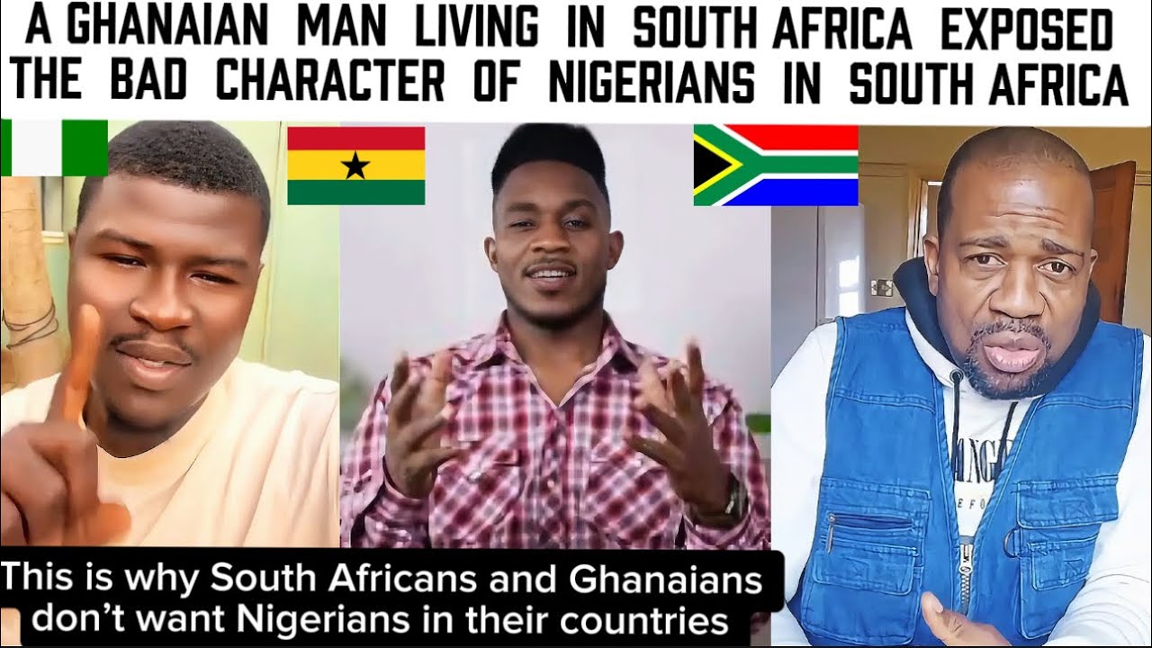 A Ghanaian Man in South Africa Exposed the Bad Character Of Nigerians Living in South Africa 🇿🇦🇬🇭🇳🇬