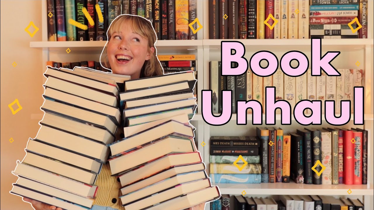HUGE BOOK UNHAUL (getting my life and shelves together)