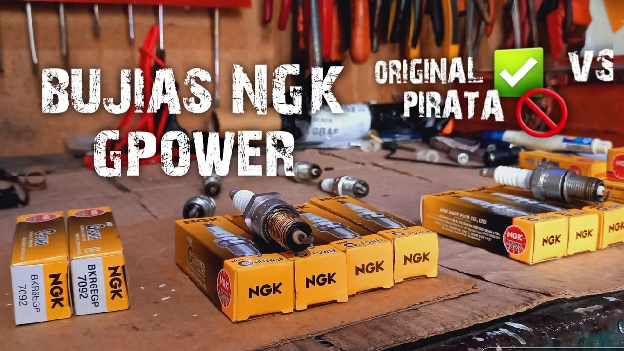 Bujías NGK gp ORIGINAL vs PIRATA