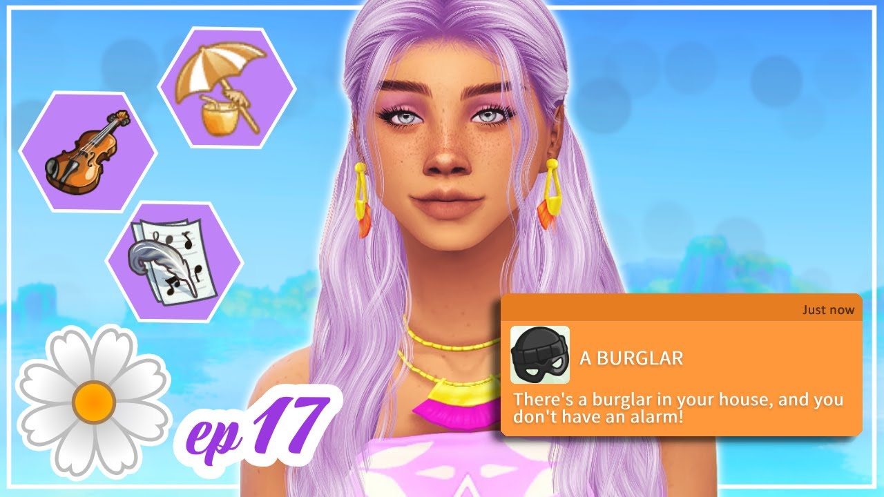 Она — автор песен! 🎵 SIMS IN BLOOM CHALLENGE! 💜 Pansy #17