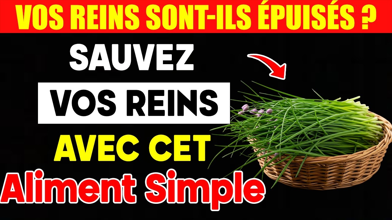 Vos Reins Sont Épuisés ? Le Secret de la Ciboulette pour Baisser la Créatinine et Mieux Dormir !