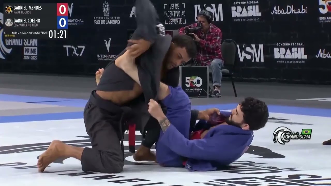 GABRIEL MENDES vs GABRIEL COELHO  - RIO GRAND SLAM 2024 - #jiujitsu #ajp #grandslam #riodejaneiro