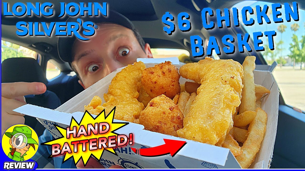 Long John Silver's® $6 Chicken Basket Review 🐟🍗🧺 ⎮ Peep THIS Out! 🕵️‍♂️