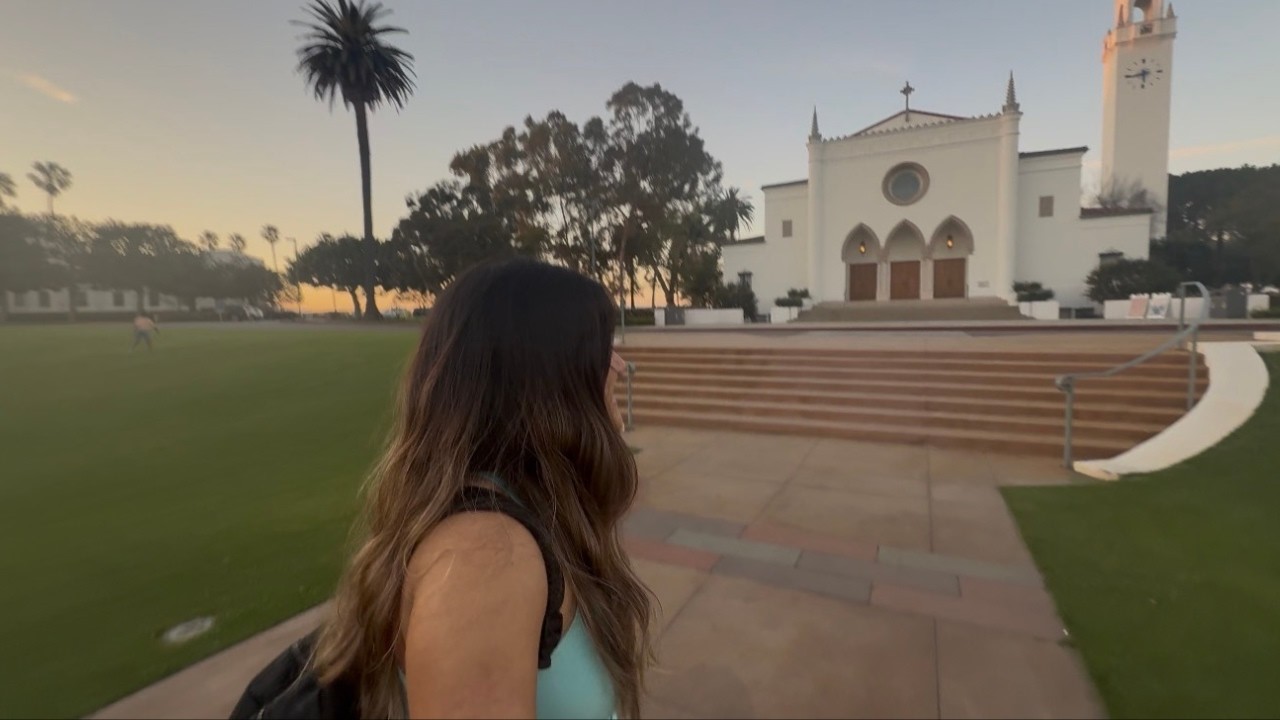 devocional no pôr do sol com vista pra HOLLYWOOD | spring break vlog #02