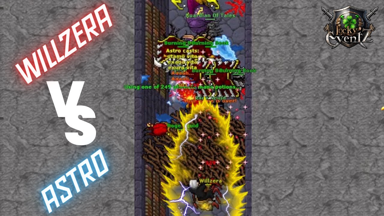 WILLZERA VS ASTRO TIBIA PVP N.A | CUARTO COMBATE DIA UNO   |  1 VS 1  |  LUCKY EVENTZ 2024