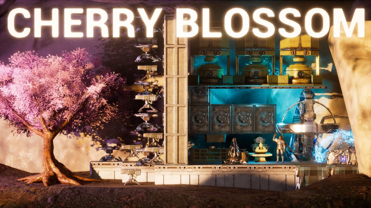 We Built The Strongest Cherry Blossom Cave In Ark