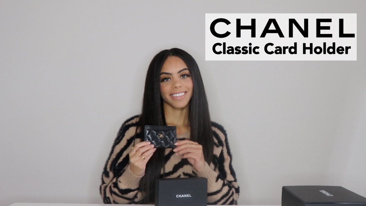 Chanel Lambskin Classic Card Holder Review | What fits? | LV Card Holder Comparison || DeUndrea lcs