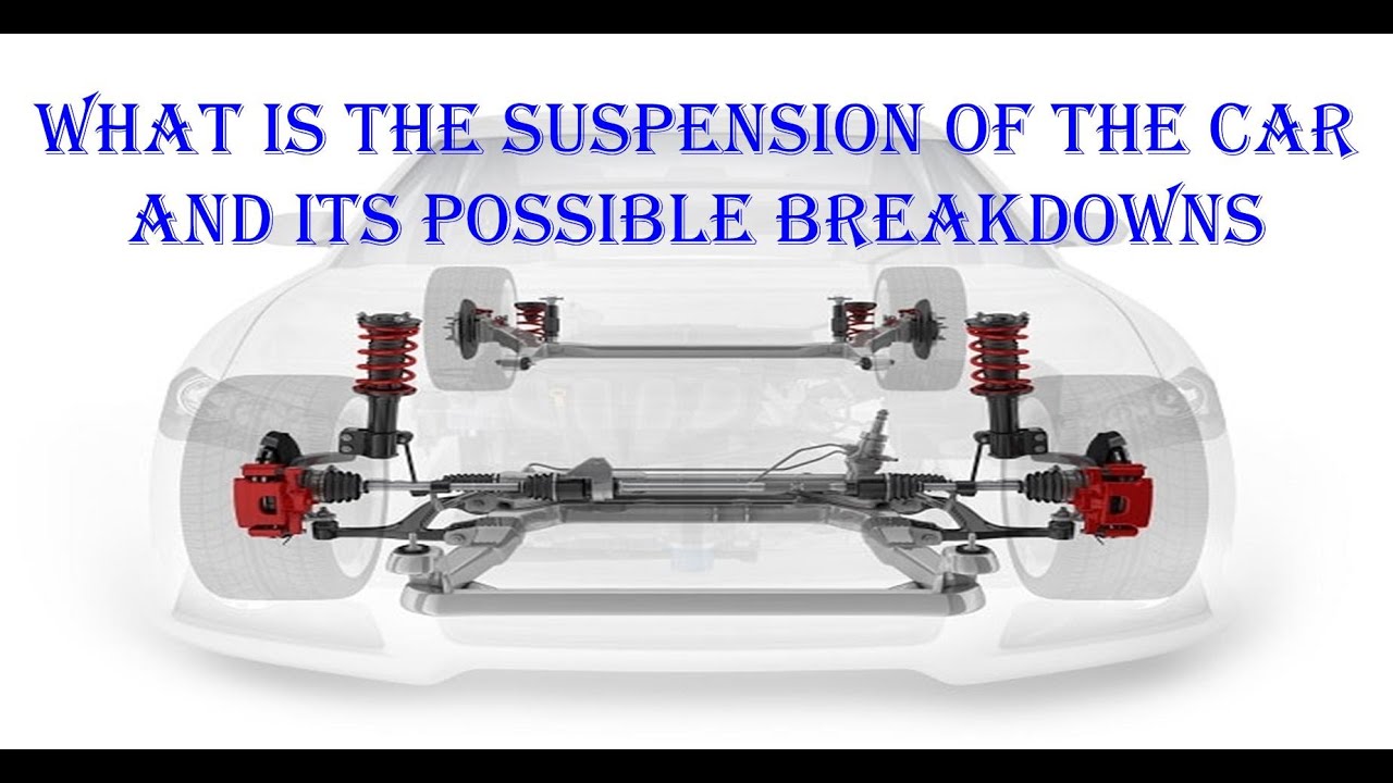 What is the suspension of the car and its possible breakdowns.