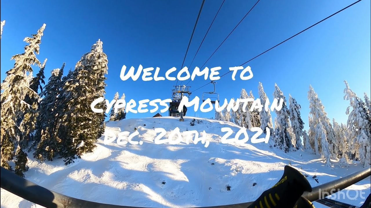 Skiing at Cypress Mountain on Dec. 20th, 2021 Horizon Run 4K Video