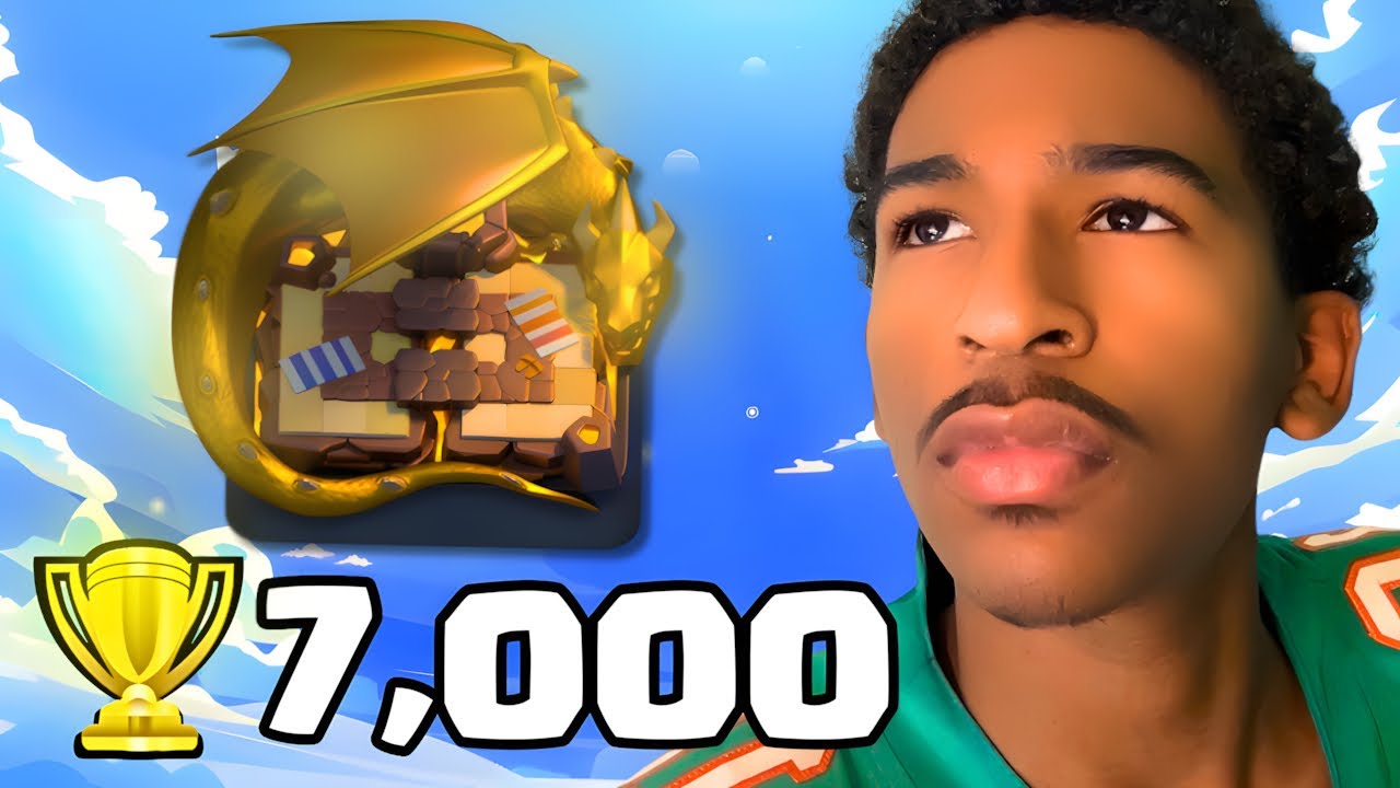 I Hit 7,000 Trophies In Clash Royale!
