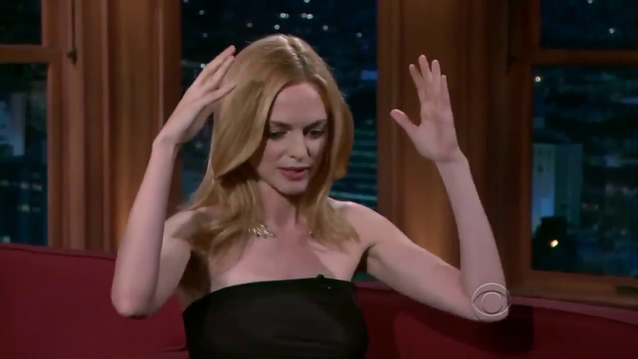 Heather Graham with Craig Ferguson!