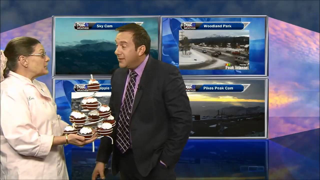 Justin Chambers surprised with birthday treats on air