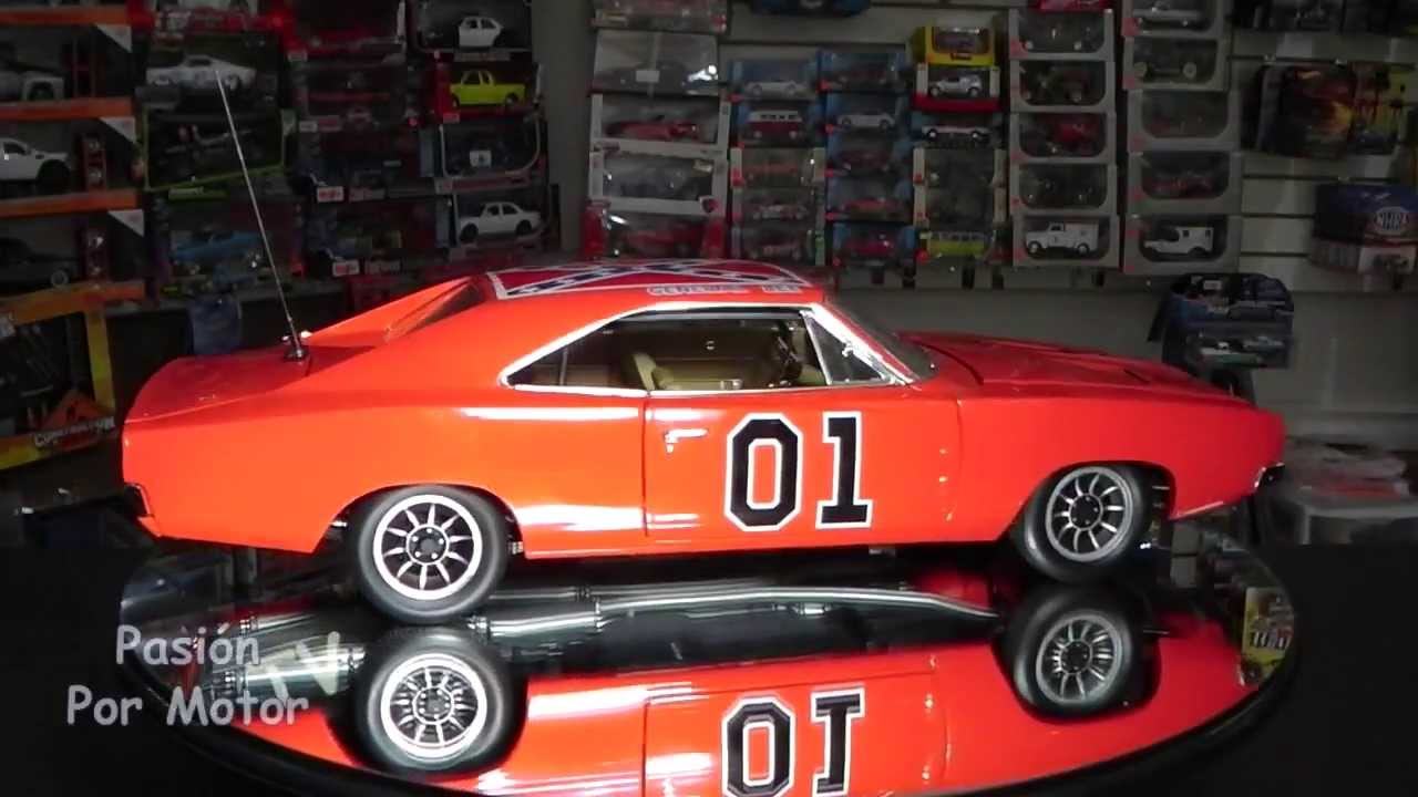 Revisión / 1:18 Dodge Charger 1969 General Lee de Auto World Silver Screen Machines