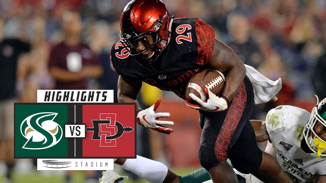 Sacramento State vs San Diego State Football Highlights (2018) | Stadium