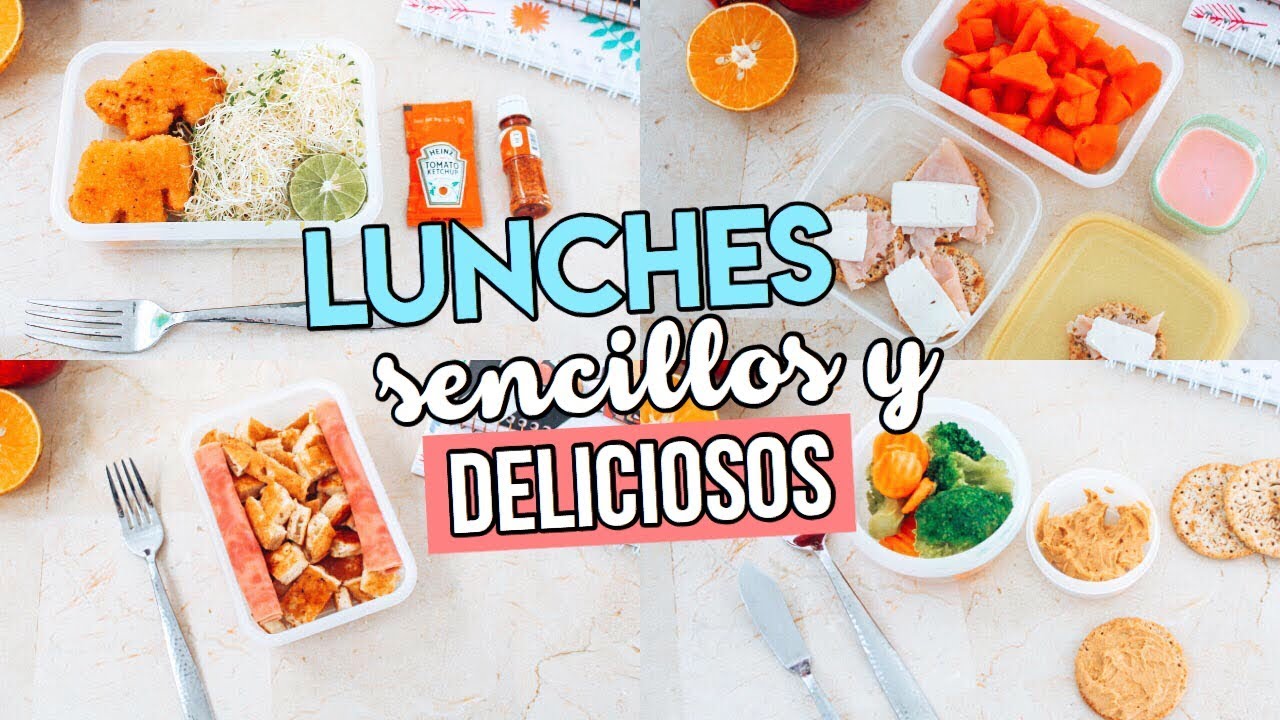 Ideas de LUNCH para llevar a la escuela | Rápido y ¡DELICIOSO!