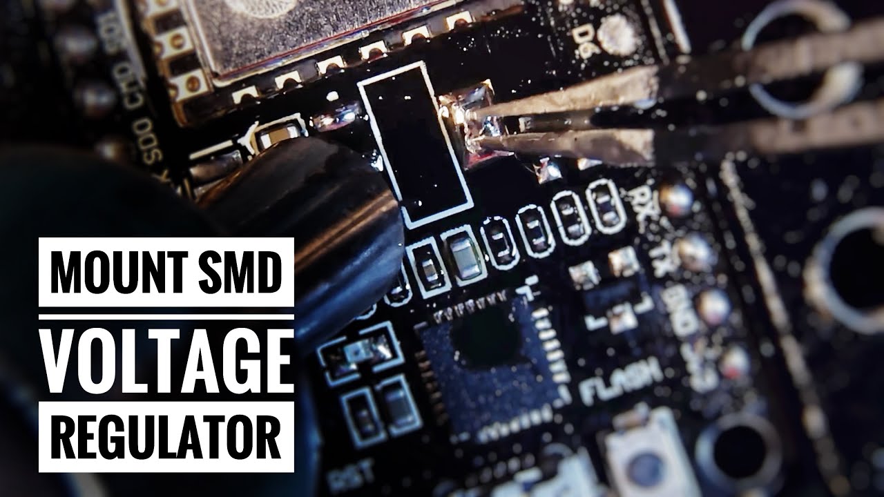 SMD Voltage Regulator Mounting - Rework Station