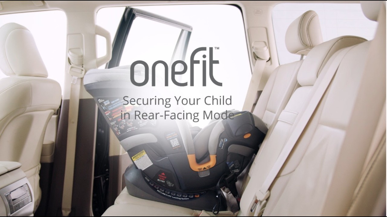Chicco OneFit All-in-One Car Seat - Securing Child: Rear-Facing
