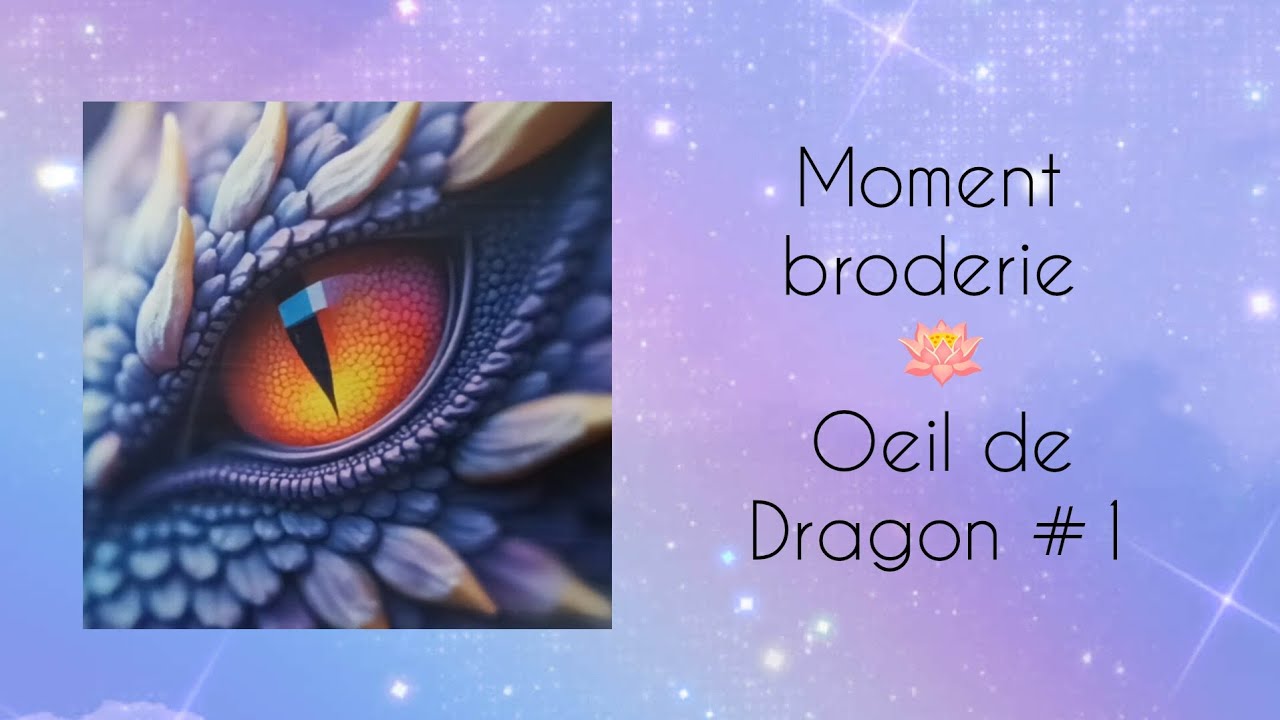 🪷Oeil de dragon #1🪷 #crossstitch #pointdecroix #temu 