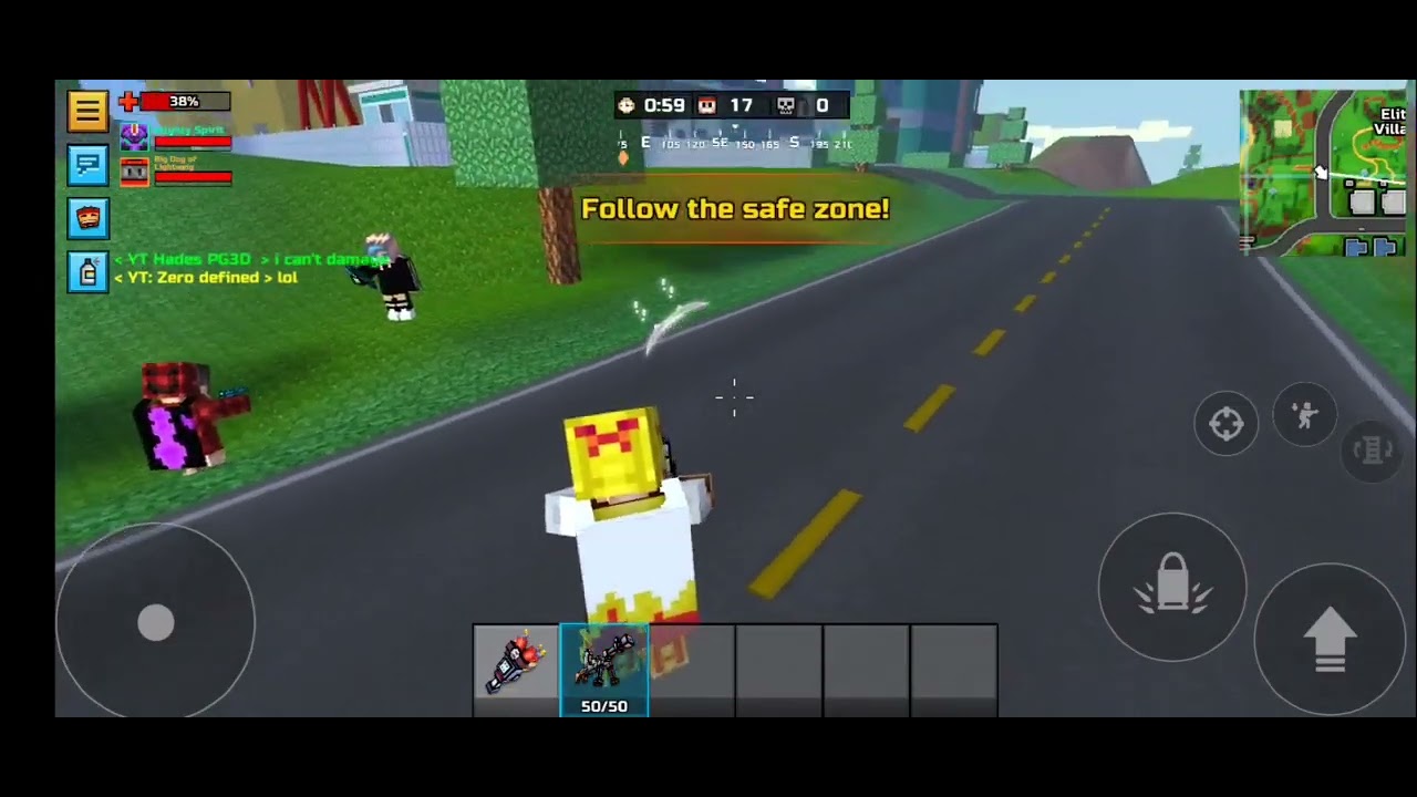 Pixel gun 3d: but when your good gaming chair breaks battle royale 😂