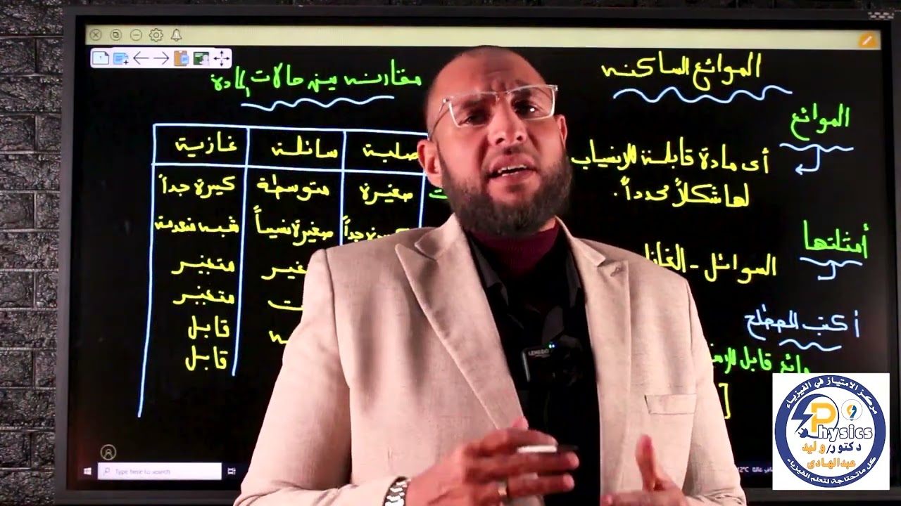 الكثافة الصف الثانى الثانوى الجزء الاول