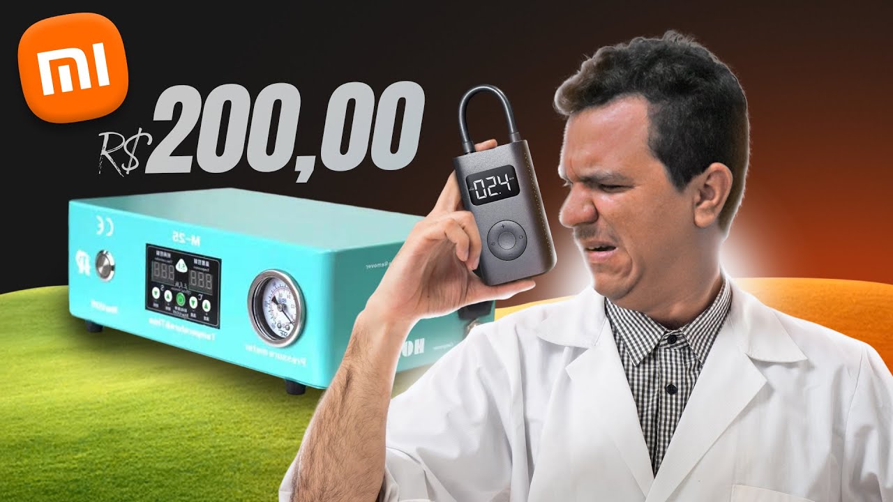 Eu fiz minha PRÓPRIA máquina de troca de vidros com PEÇAS da XIAOMI!? (muito barato)